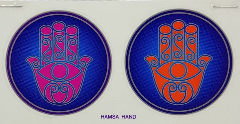 Mandalky Hamsa hand nalepovacie