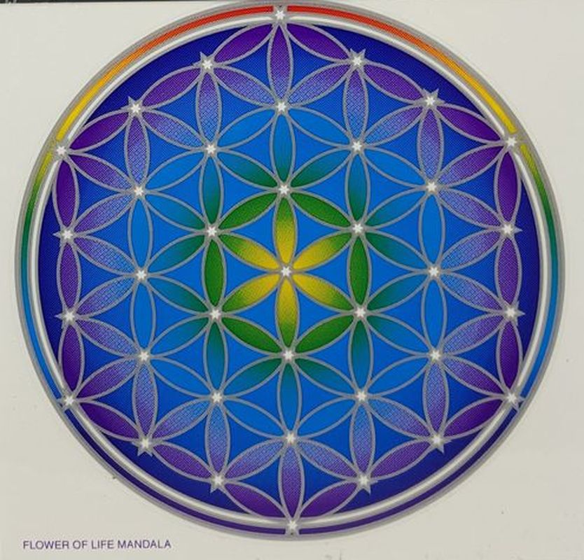 Mandala Flowers of life nalepovacia
