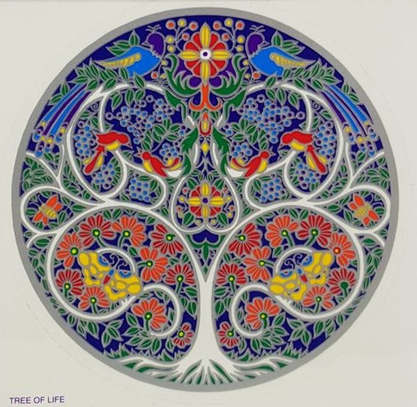 Mandalka nalepovacia Tree of life